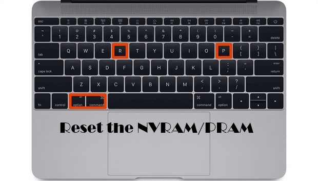 Reset the NVRAM/PRAM