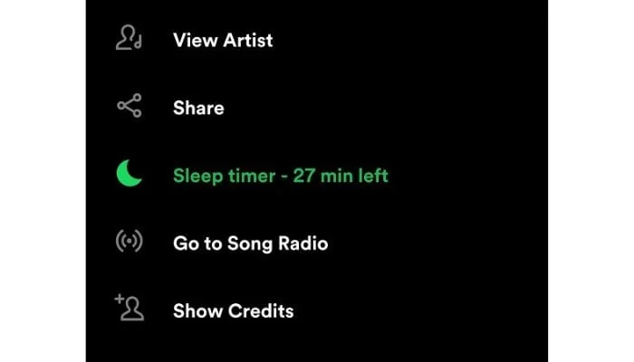 Turn Off Spotify Sleep Timer